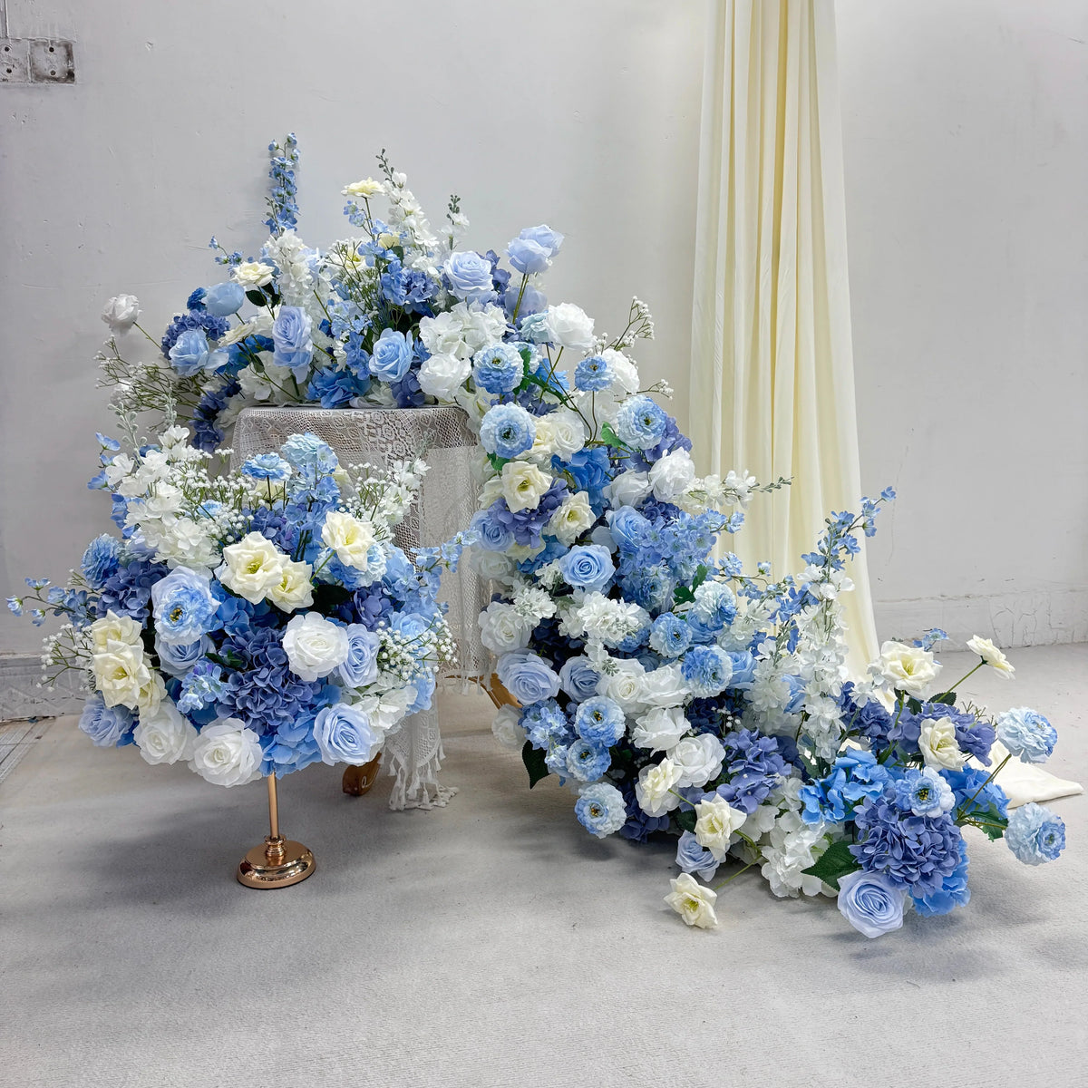 L-R552 Wholesale Hot Sale Custom Flower Runner Artificial Flowers for Fall Wedding Decoration Event Party Decor Support ODM OEM
