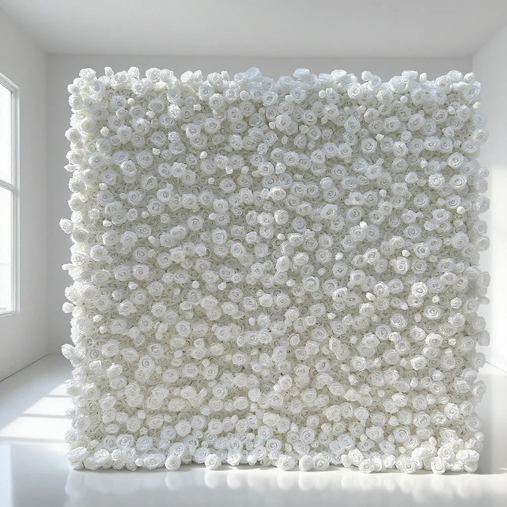 Berserk Sales Elegant Modern Artificial Flower Wall Panel for Romantic Wedding Decoration-New Arrival