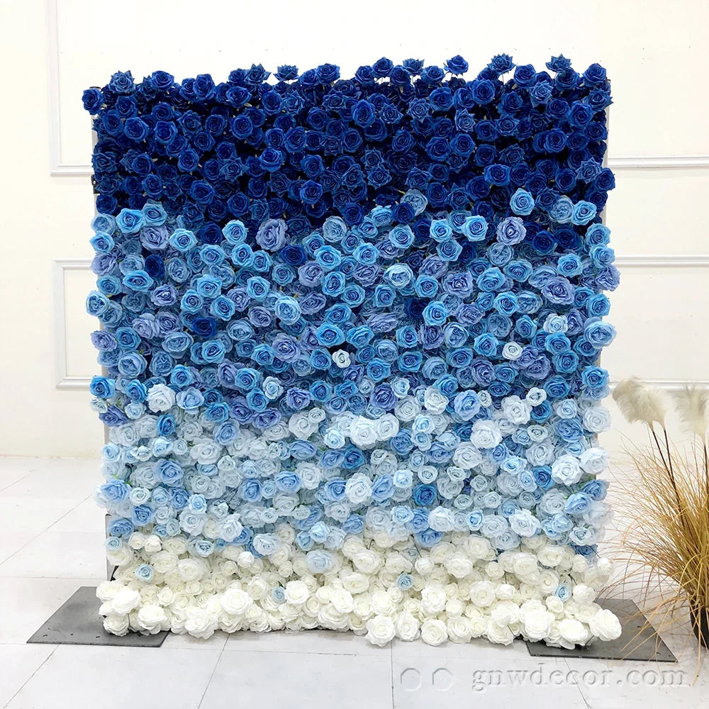GNW Artificial Flower Backdrop Nude Color Party Backdrop Wall Decoration Photobooth  Flower
