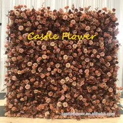 ODM OEM Wedding Flower Wall Backdrop 3D Custom Luxury Hot Sale Artificial Flowers for Wedding Decoration Event Party Decor - 8*8ft, 10*10ft, Customized / FW619