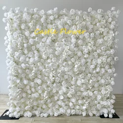 Christmas Backdrop Decoration Flower Wall  Custom OEM ODM Artificial Flowers for Wedding Christmas Halloween Event Party Decor - 8ft*8ft, 10ft*10ft, Customized / FW708