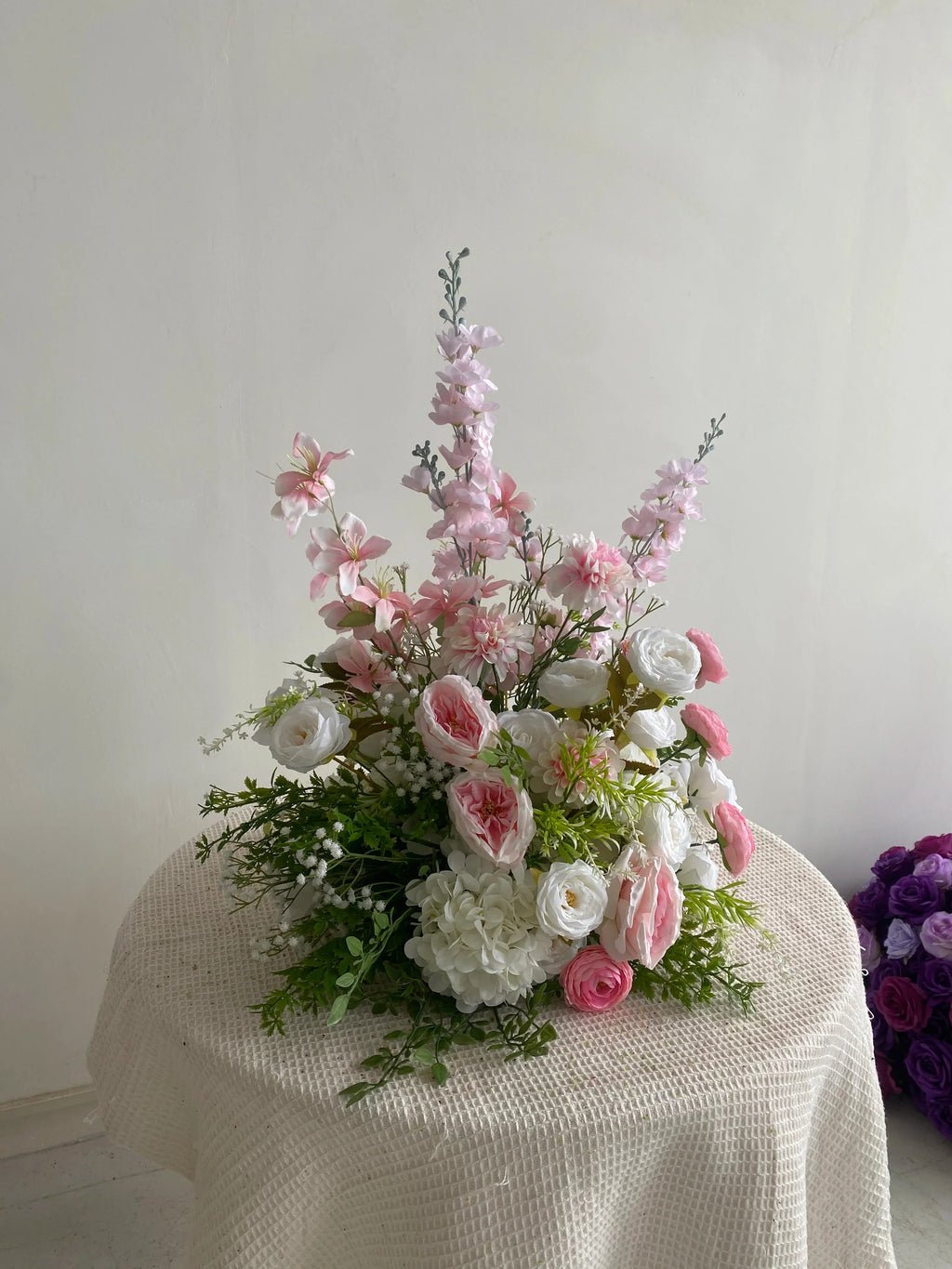 L-R432 Quality Assurance Brand New Product Custom Artificial Flower Ball Wedding Proposal Party Event Decor Table Centerpiece