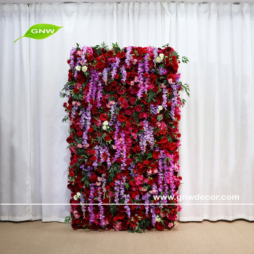 Multiple Flowers Wall Backdrop Photo Booth Backdrop Decoration