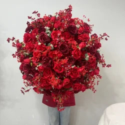 L-R432 Quality Assurance Brand New Product Custom Artificial Flower Ball Wedding Proposal Party Event Decor Table Centerpiece - 40-80 cm, Custom / FB304