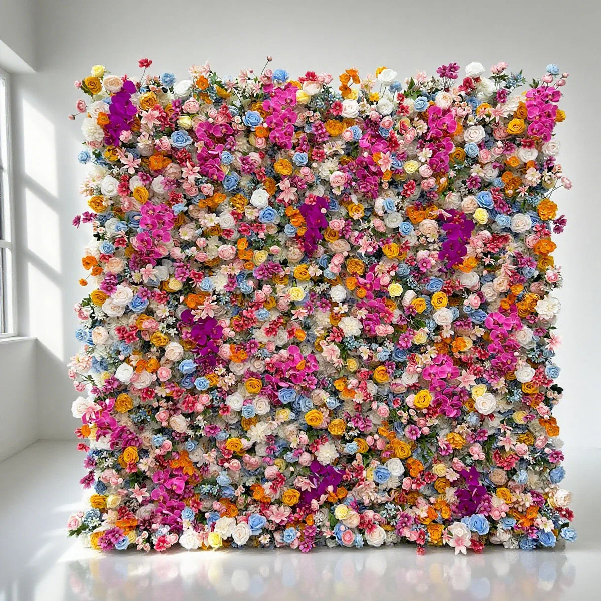 High-quality Elegant Modern Romantic New Arrival Simple Artificial Flower Wall Backdrop for Wedding Decoration