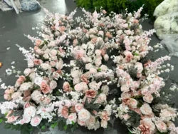 H-999 Customizable Artificial Wedding Flowers Runner  Silk Flower Runner Decorations Wedding Floral Arrangements Wholesale - 60-100cm size / Mix-12