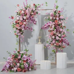 New Wholesale Custom Flower Runner Flower Ball White Artificial Flowers for Fall Wedding Decoration Event Party Decor ODM OEM - 30-300cm, Customized / #15