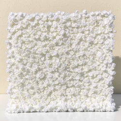 8FT Most Popular Elegant Romantic New Arrival Artificial Flower Wall with Silk Plastic for Wedding Photo Decoration Events - 2ft x 8ft / 3D roses