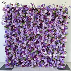 L-R262 New Arrival 5D Floral Arrangement Artificial Flower Backdrop Roll Pink Wedding Decoration Flower Valentine's Day Easter - 8ft*8ft, 10ft*10ft, Customized / FW693