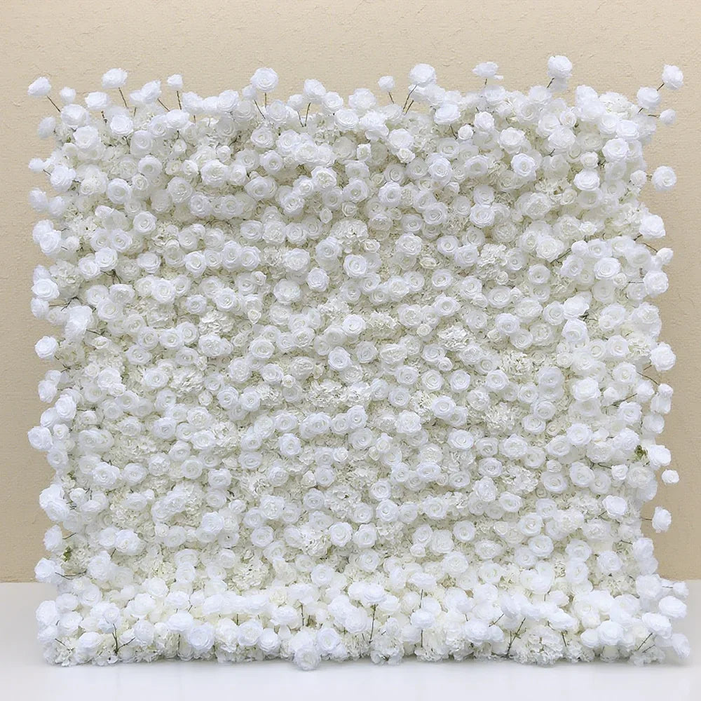 Berserk Sales Elegant Modern Artificial Flower Wall Panel for Romantic Wedding Decoration-New Arrival