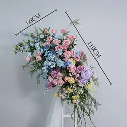 L-R528 Bestseller Customized Flower Ball Flowers Arrangements Wedding White and Green Rose Table Centerpiece Wedding Decoration - 30-100cm, Customized / FA050-1