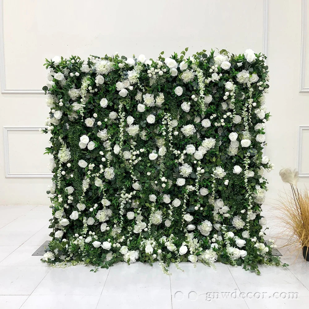 GNW Artificial Flower Backdrop Nude Color Party Backdrop Wall Decoration Photobooth  Flower