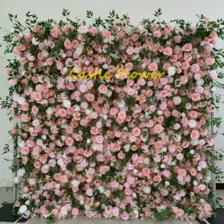 Christmas Backdrop Decoration Flower Wall  Custom OEM ODM Artificial Flowers for Wedding Christmas Halloween Event Party Decor - 8ft*8ft, 10ft*10ft, Customized / FW652