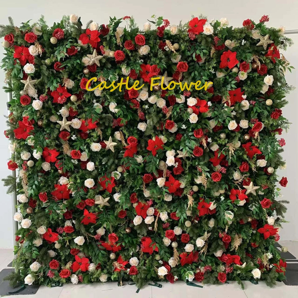 ODM OEM Wedding Flower Wall Backdrop 3D Custom Luxury Hot Sale Artificial Flowers for Wedding Decoration Event Party Decor