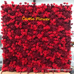 ODM OEM Wedding Flower Wall Backdrop 3D Custom Luxury Hot Sale Artificial Flowers for Wedding Decoration Event Party Decor - 8*8ft, 10*10ft, Customized / FW605