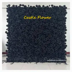 Custom OEM ODM Artificial Flower Wall Roll up Silk Floral Backdrop Handmade for Fall Wedding Event Party Decor Wholesale - 8ft*8ft, 10ft*10ft, Customized / FW535
