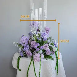 L-R528 Bestseller Customized Flower Ball Flowers Arrangements Wedding White and Green Rose Table Centerpiece Wedding Decoration - 30-100cm, Customized / FA051-2