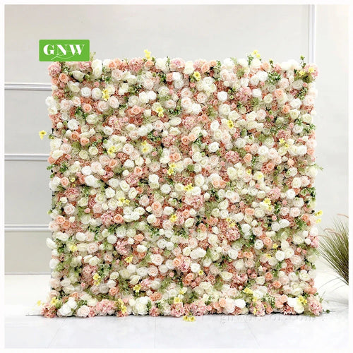 GNW Custom Artificial Flowers Decorations for Home Event Party Wedding Flower Decorative Silk Floral Flower Wall Backdrops