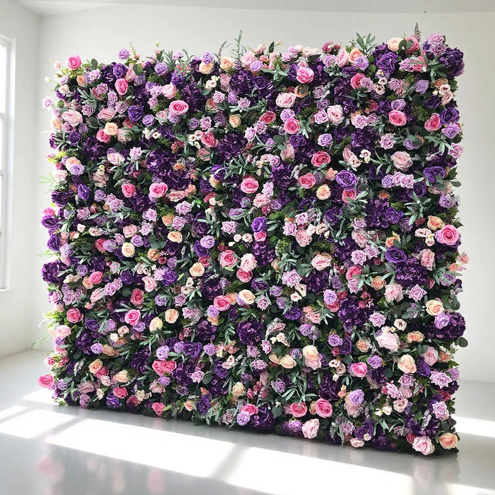 Detachable Sections Modern Romantic New Arrival Artificial Flower Wall for Flexible Wedding Decoration Layout