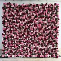 L-R269 High Quality Artificial 8X8Ft Roll-up Green Grass Wall Flower Wall Backdrop for Wedding Events Event Backdrop Decorations - 8ft*8ft, 10ft*10ft, Customized / FW573