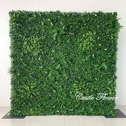 L-R447 Wholesale Custom Fabric Flower Wall Pink Wedding Supplies Decoration Rose Backdrop Silk Artificial Decorative Flower Wall - 8ft*8ft, 10ft*10ft, Customized / FW528