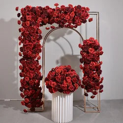 Hot Sale Custom Flower Ball Flower Runner Colorful Artificial Flowers for Event Party Decor Fall Wedding Decoration & Supplies - 30-300cm, Customized / #31