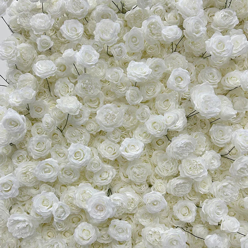 Berserk Sales Elegant Modern Artificial Flower Wall Panel for Romantic Wedding Decoration-New Arrival