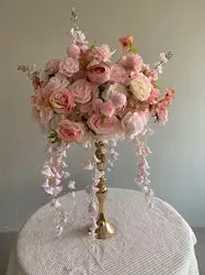 L-R528 Bestseller Customized Flower Ball Flowers Arrangements Wedding White and Green Rose Table Centerpiece Wedding Decoration - 30-100cm, Customized / FB306