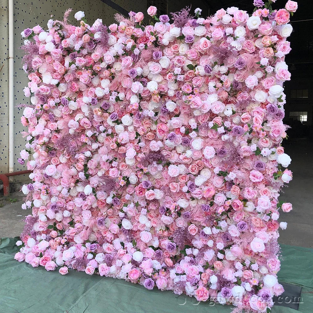 GNW Hot Sale Orchids Flower Backdrop for Celebrity Meet-and-greet Scene