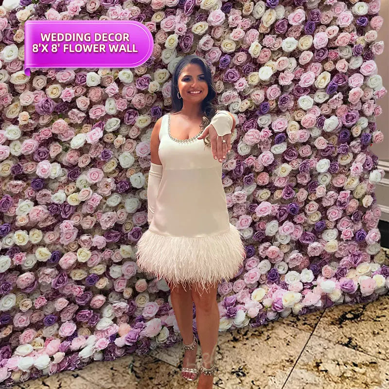Good Quality Budget-Friendly Artificial Flower Wall for Wedding Decoration