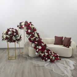 L-R552 Wholesale Hot Sale Custom Flower Runner Artificial Flowers for Fall Wedding Decoration Event Party Decor Support ODM OEM - 30-300cm, Customized / #10