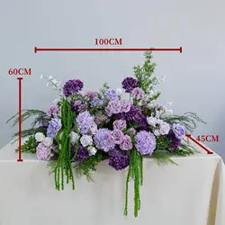 Custom Fall Wedding Flower Ball Colorful Silk Artificial Flowers Floral Centerpieces for Table Decor Ceremony Event Supplies - 30-100cm, Customized / FA051-4