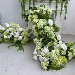 Hot Sale Custom Flower Ball Flower Runner Colorful Artificial Flowers for Event Party Decor Fall Wedding Decoration & Supplies - 30-300cm, Customized / #17