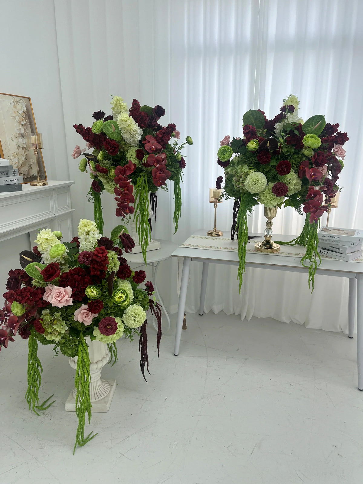 L-R460 Hot Sale the Most Popular Customized Artificial Flower Ball for Wedding Proposal Party Event Decor Table Centerpiece