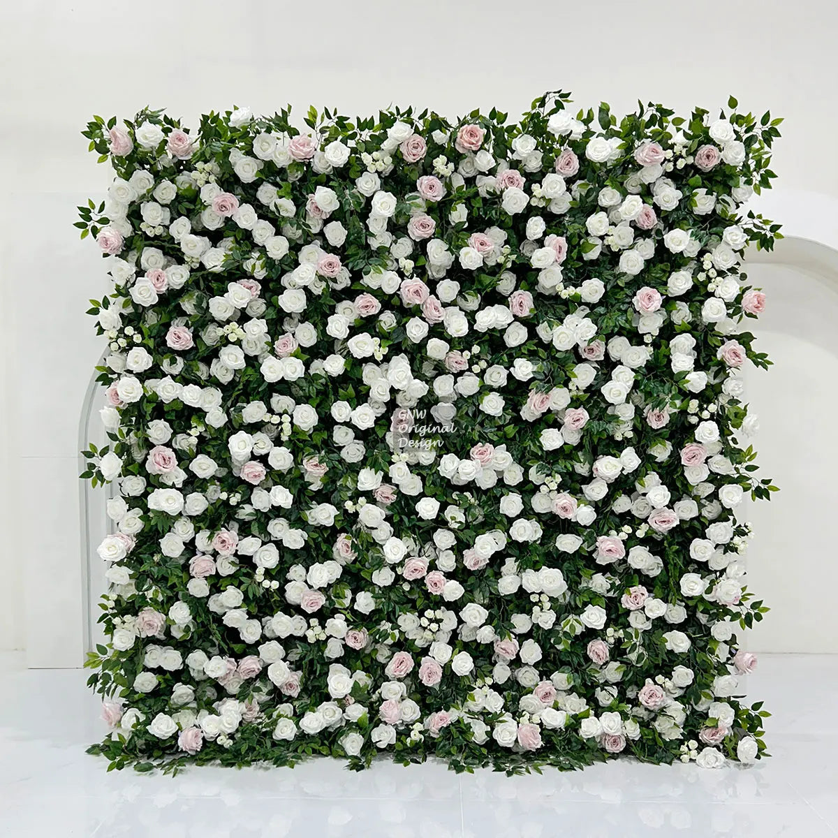 Green Walls Silk 5d Greenery Rose Wall New Tasteless Durable Flower Wall Wedding Event Floral Background Decoration