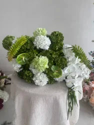 L-R432 Quality Assurance Brand New Product Custom Artificial Flower Ball Wedding Proposal Party Event Decor Table Centerpiece - 40-80 cm, Custom / FB350