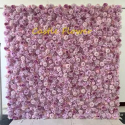 ODM OEM Wedding Flower Wall Backdrop 3D Custom Luxury Hot Sale Artificial Flowers for Wedding Decoration Event Party Decor - 8*8ft, 10*10ft, Customized / FW644