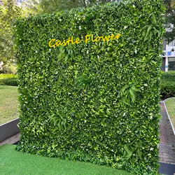 Custom OEM ODM Artificial Flower Wall Roll up Silk Floral Backdrop Handmade for Fall Wedding Event Party Decor Wholesale - 8ft*8ft, 10ft*10ft, Customized / FW528