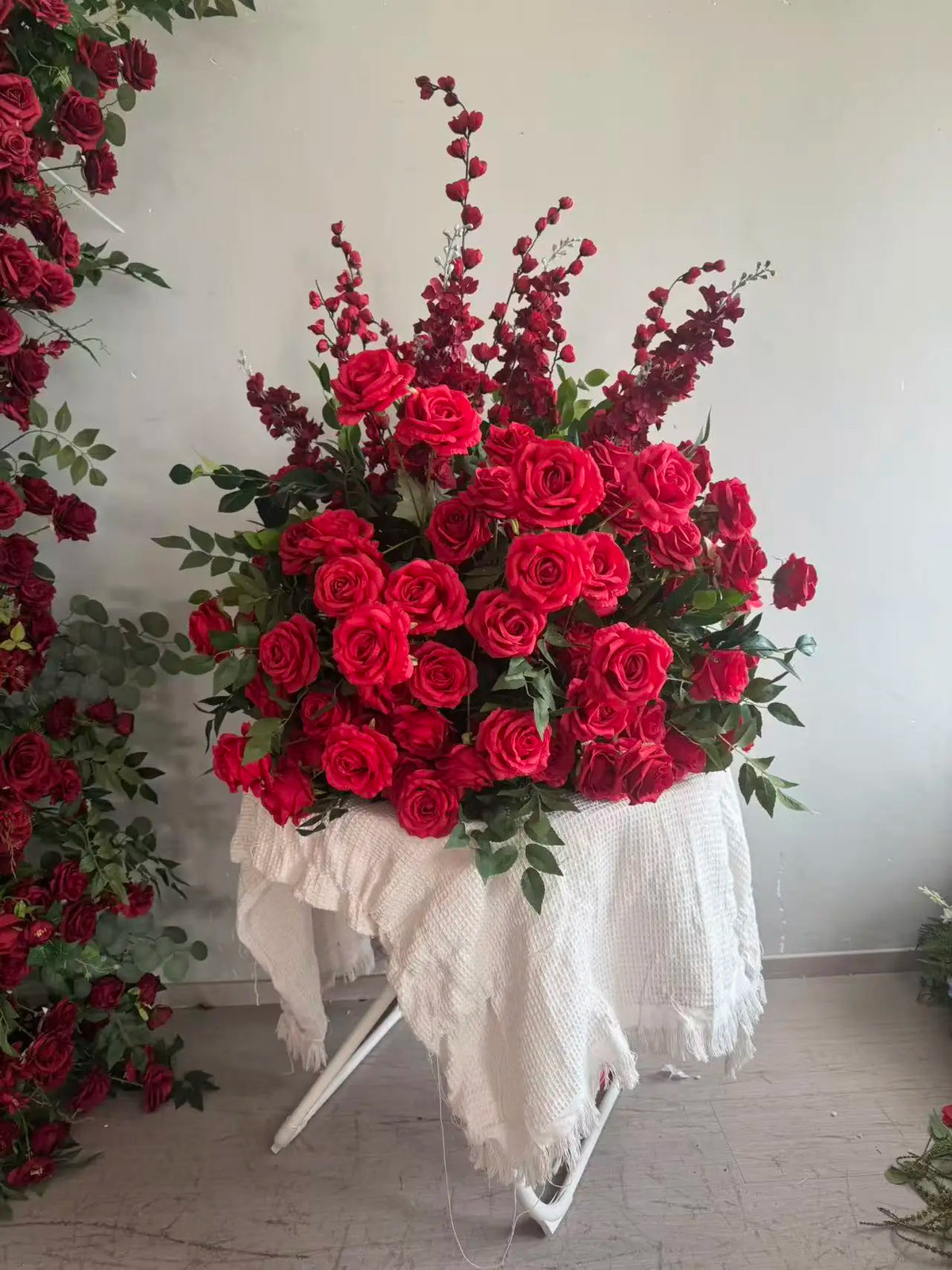 L-R432 Quality Assurance Brand New Product Custom Artificial Flower Ball Wedding Proposal Party Event Decor Table Centerpiece