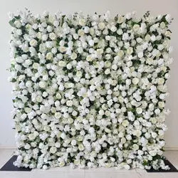 ODM OEM Wedding Flower Wall Backdrop 3D Custom Luxury Hot Sale Artificial Flowers for Wedding Decoration Event Party Decor - 8*8ft, 10*10ft, Customized / FW776