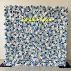 Christmas Backdrop Decoration Flower Wall  Custom OEM ODM Artificial Flowers for Wedding Christmas Halloween Event Party Decor - 8ft*8ft, 10ft*10ft, Customized / FW690