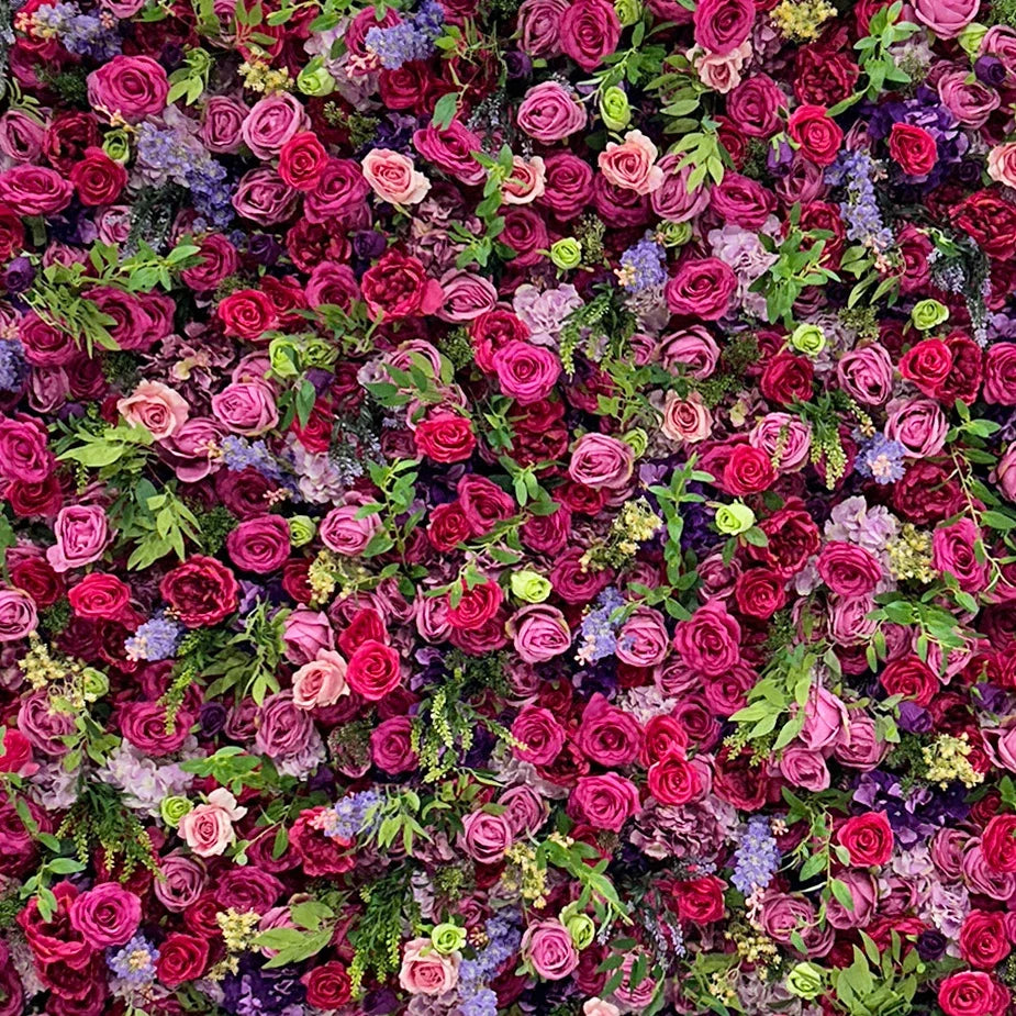 High-quality Elegant Modern Romantic New Arrival Simple Artificial Flower Wall Backdrop for Wedding Decoration