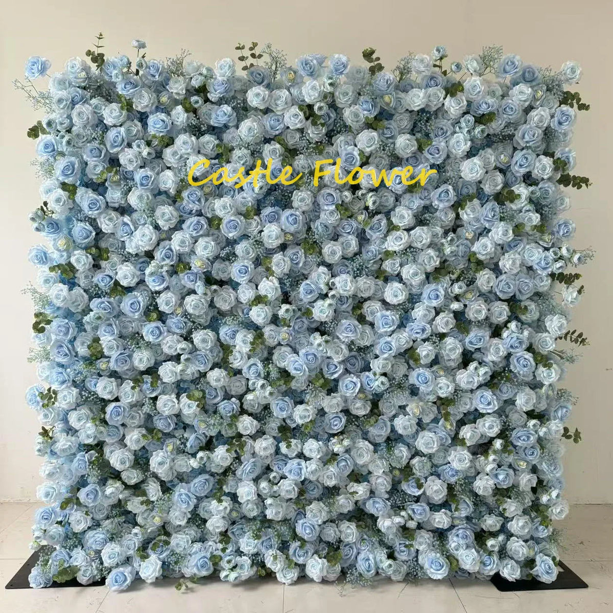 O-FW539 Customs white Pink 5D Cloth Flower Wall Wedding Backdrop Flower Wall Panel for Gender Reveal or Baby Shower Party Decor
