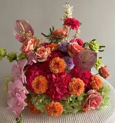 L-R432 Quality Assurance Brand New Product Custom Artificial Flower Ball Wedding Proposal Party Event Decor Table Centerpiece - 40-80 cm, Custom / FB360