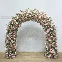 GNW New Hot Product Odorless Durable Silk 7D Background Wall Wedding Flower Feel Real Romantic Background Wall for Wedding Decor - 8ft*8ft / 04