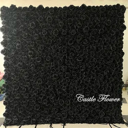 L-R267 Handmade Silk Pink 8x8 Feet Artificial Rose Flower Wall for Wedding Christmas Back-to-School Chinese New Year Party Decor - 8ft*8ft, 10ft*10ft, Customized / FW627