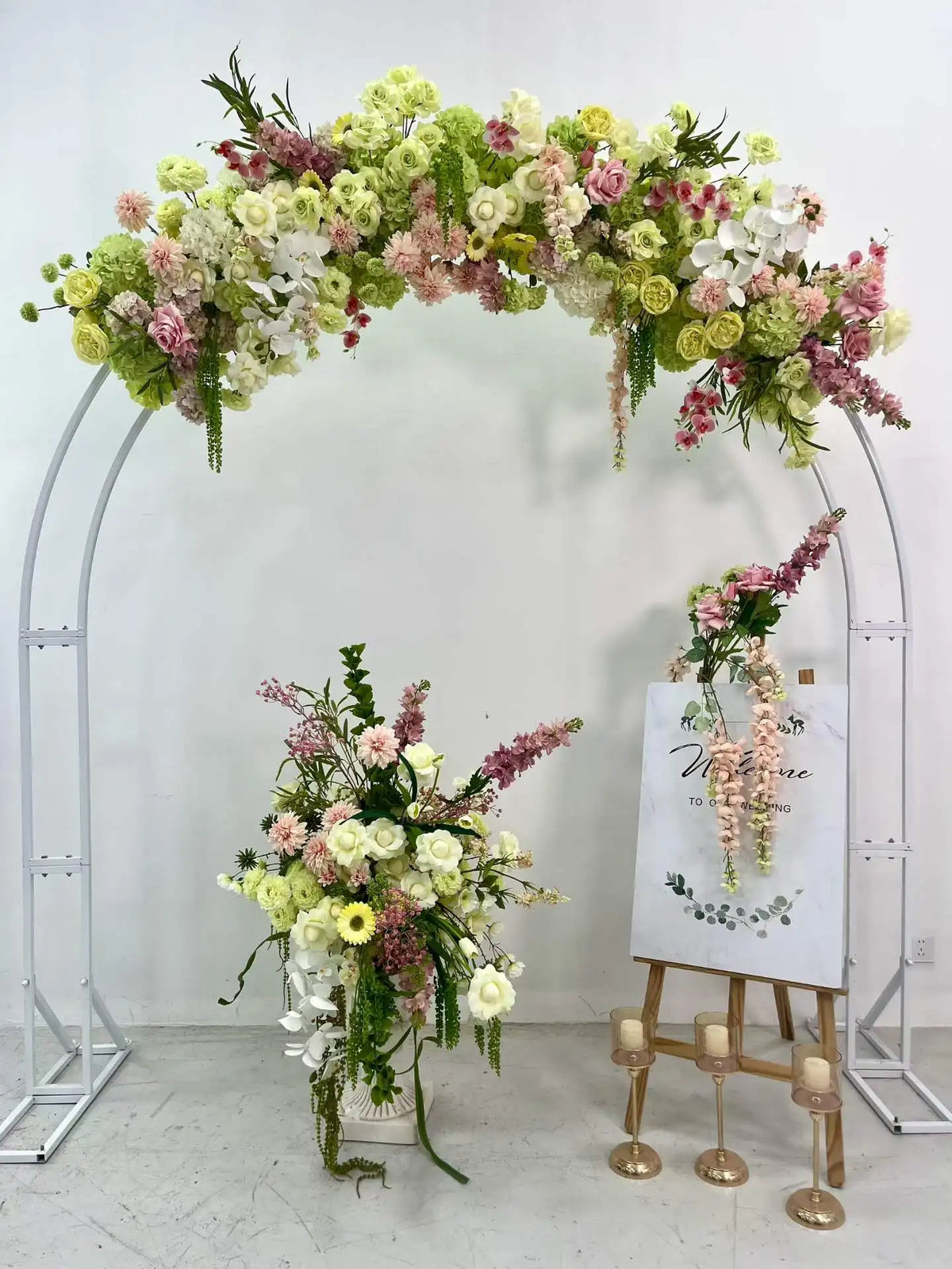 Custom Fall Wedding Flower Ball Colorful Silk Artificial Flowers Floral Centerpieces for Table Decor Ceremony Event Supplies