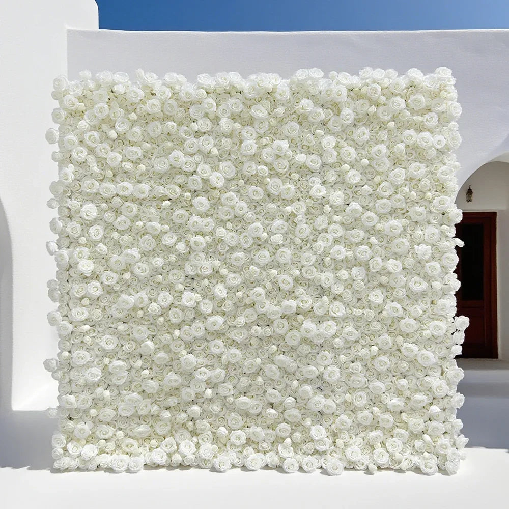 Berserk Sales Elegant Modern Artificial Flower Wall Panel for Romantic Wedding Decoration-New Arrival