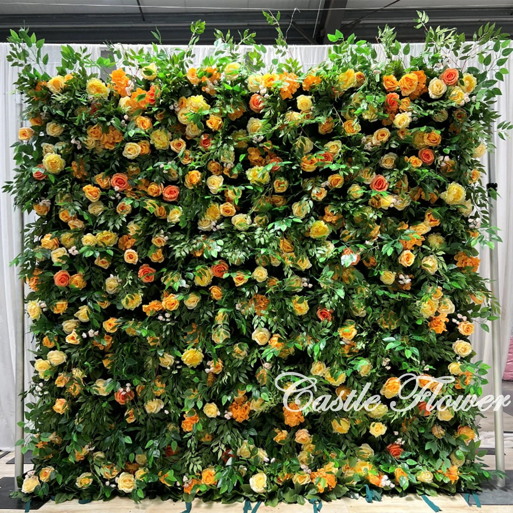 L-R273 New Arrival 5D Floral Arrangement Artificial Flower Backdrop Roll Blue Wedding Decoration Flower Valentine's Day Easter