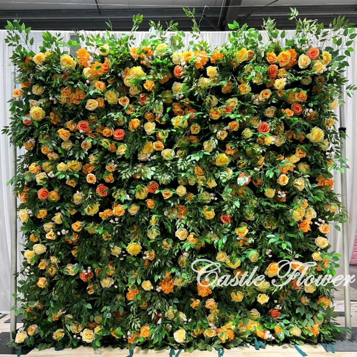 L-R273 New Arrival 5D Floral Arrangement Artificial Flower Backdrop Roll Blue Wedding Decoration Flower Valentine's Day Easter